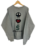 9-438 Peace Love Michigan Crewneck