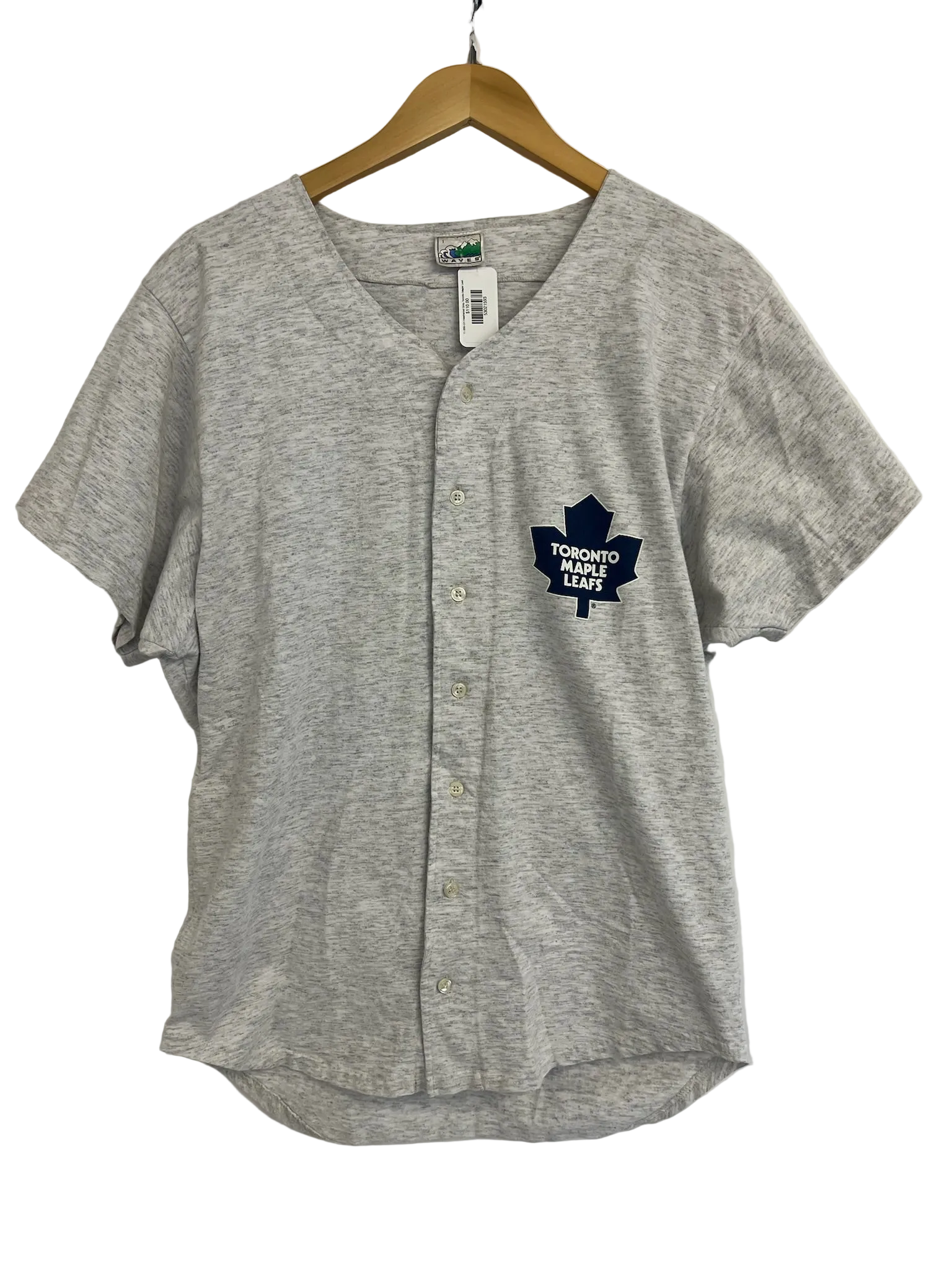 11-556-CH Heathered Grey Toronto Maple Leafs '92 Waves Jersey