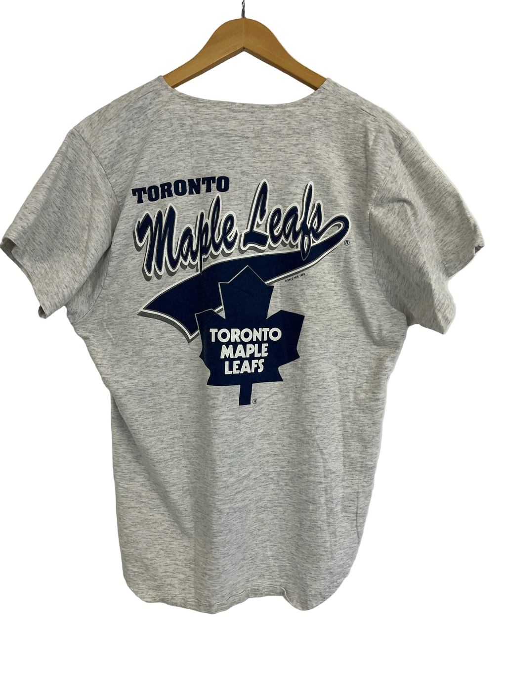 11-556-CH Heathered Grey Toronto Maple Leafs '92 Waves Jersey