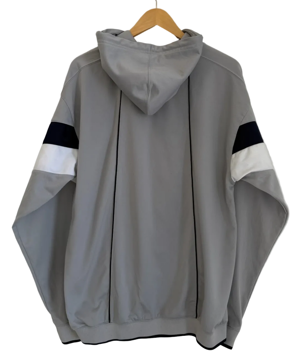 3A-41-CH Grey NBA Zip Up Hoodie