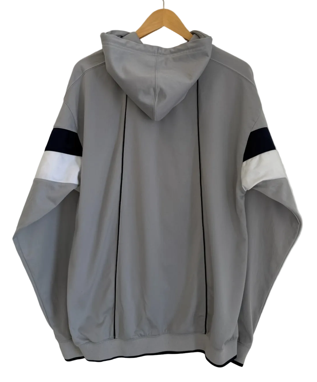 3A-41-CH Grey NBA Zip Up Hoodie