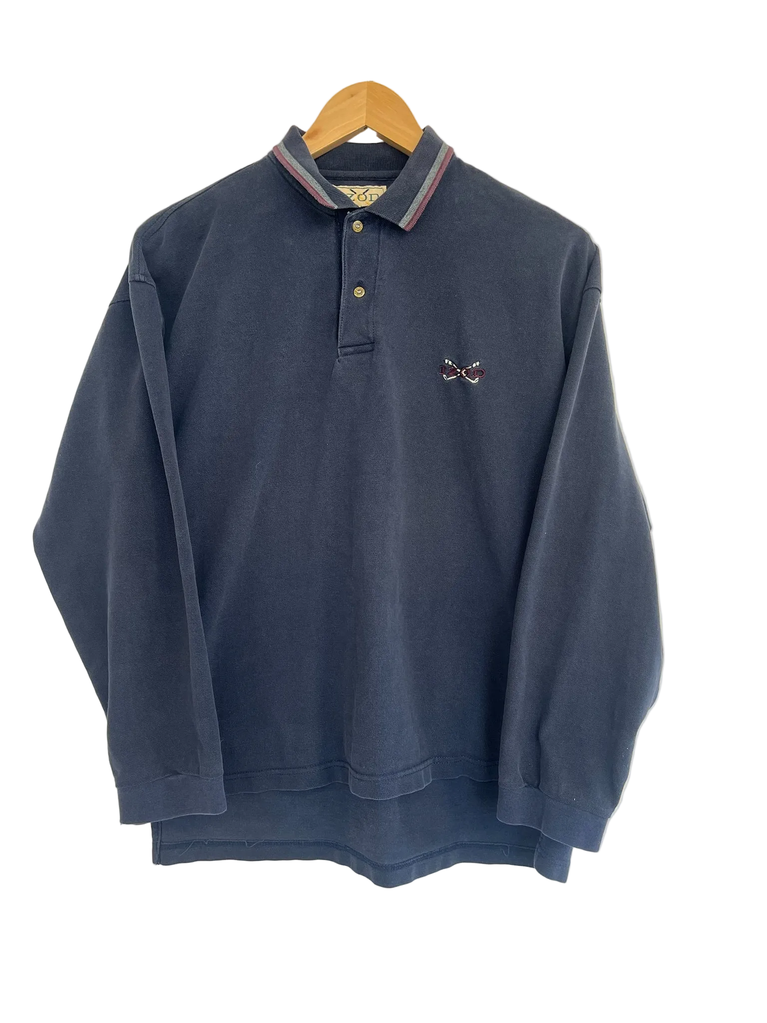 11-58-CH Navy Polo Longsleeve