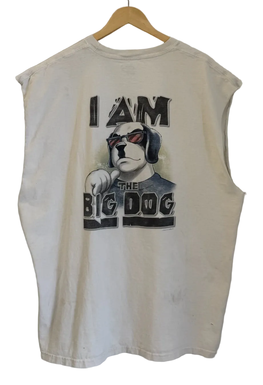 3A-42-CH White Big Dogs Cut Off Tank
