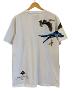 3A-46-CH White Birds Flock Tee