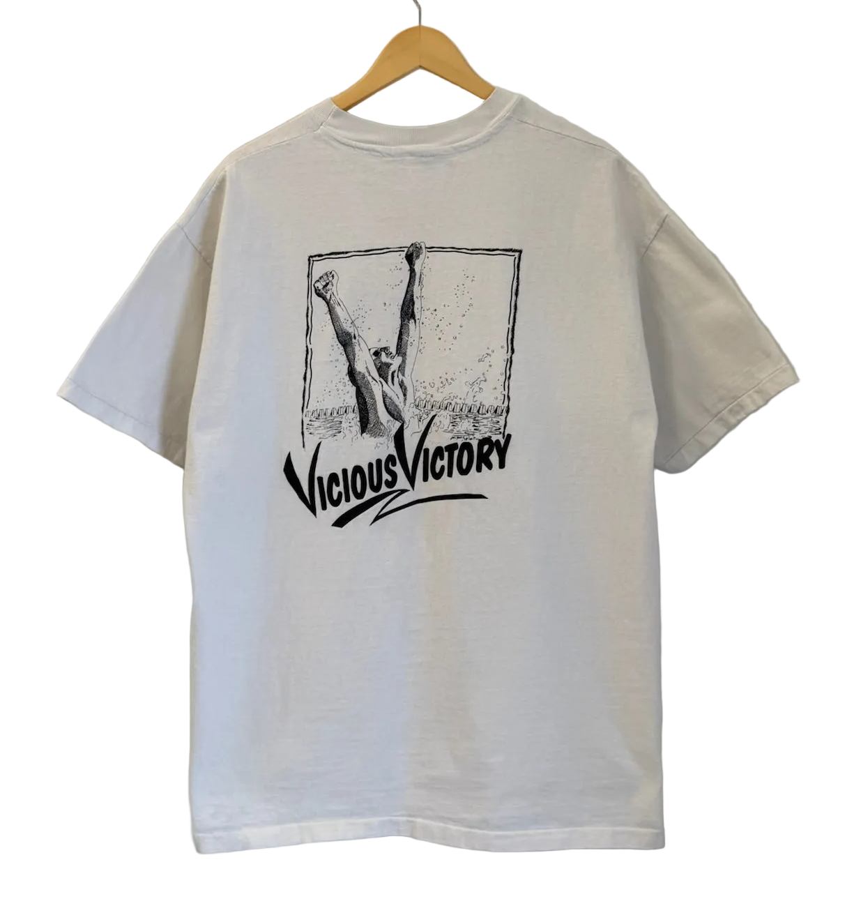 3A-49-CH White Vicious Victory Tee