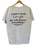 3A-51-CH White "I Don't Need Google" Tee