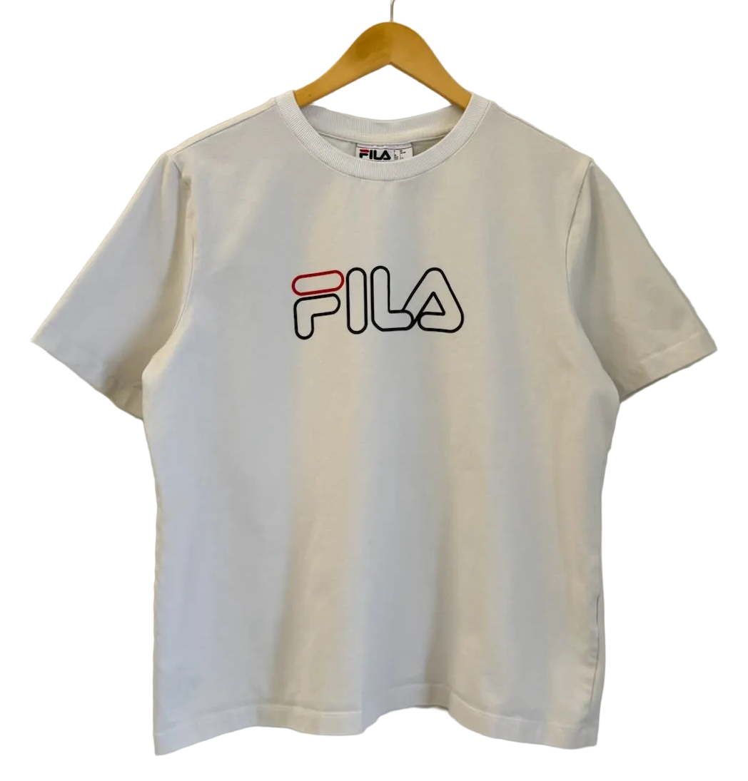 3A-52-CH White Fila Tee