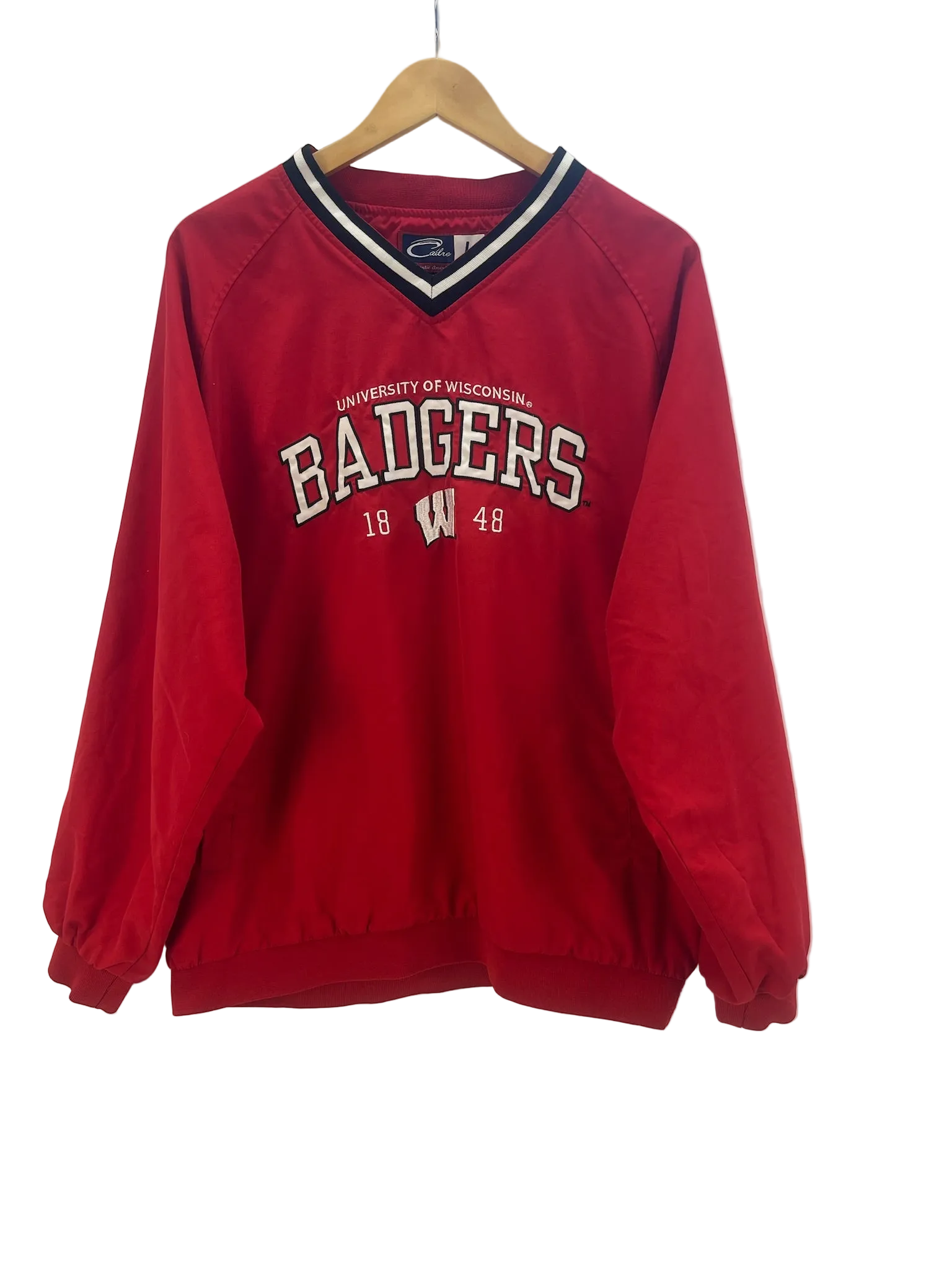 9-120 Red 1848 Wisc Pull Over