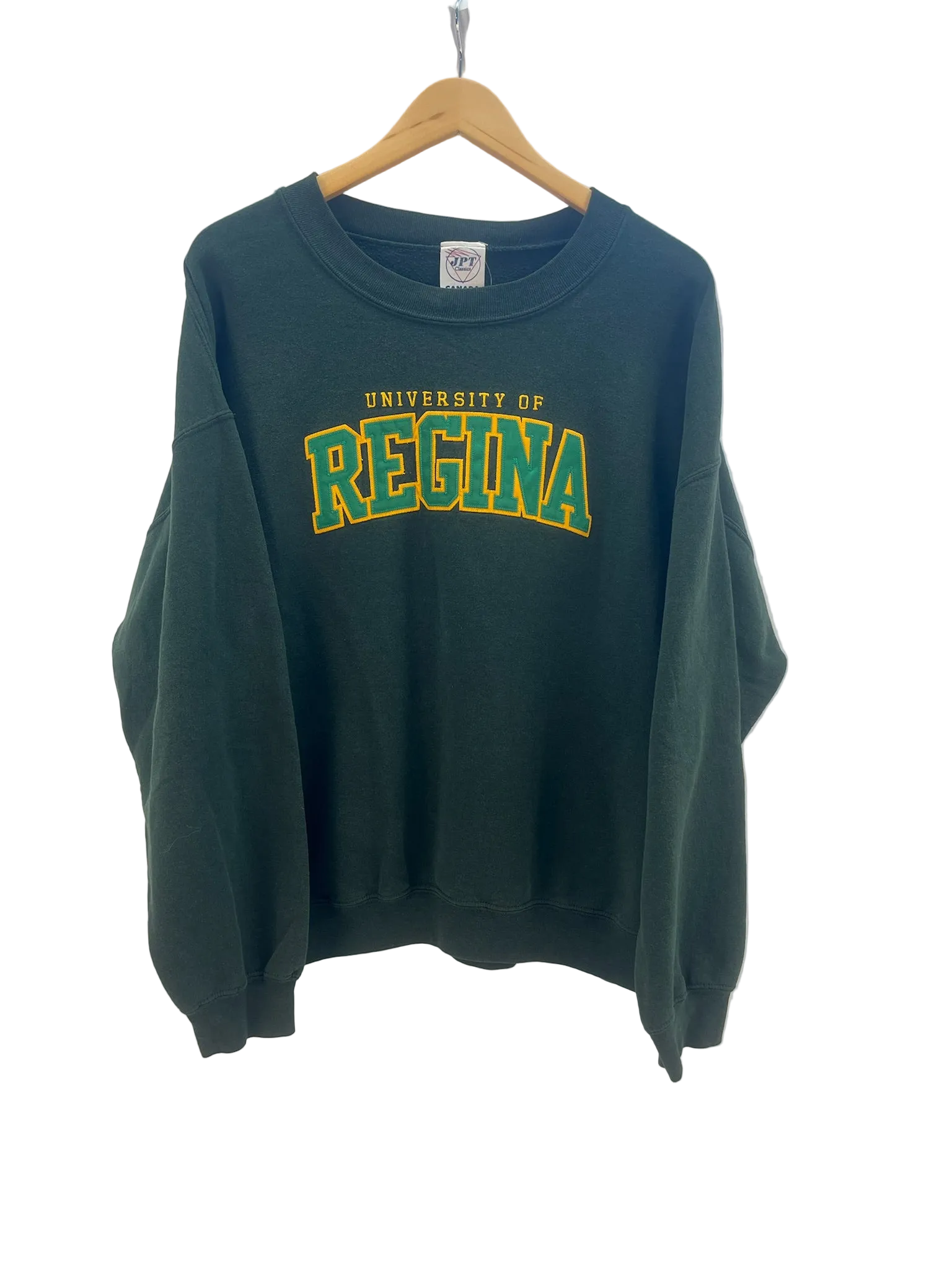 11-828-CH Green U of R Graphic Crewneck