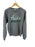 11-811-CH Grey Huskie Athletics Crewneck