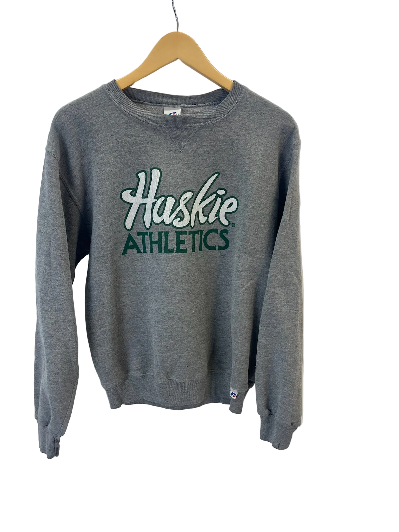 11-811-CH Grey Huskie Athletics Crewneck
