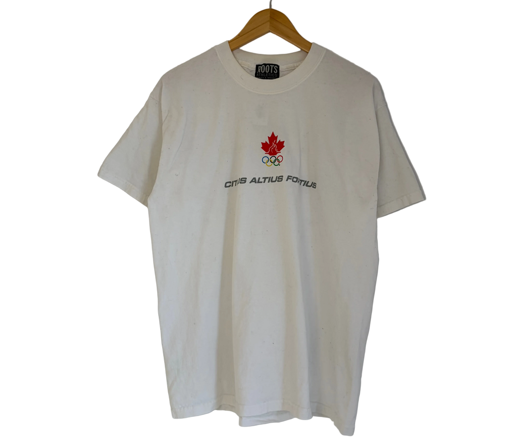 2A-4-CH White Canadian Olympics Tee