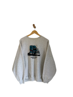 3A-107-CH Grey Woody's Tavern Crewneck