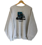 3A-107-CH Grey Woody's Tavern Crewneck