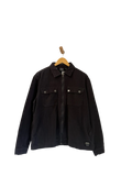 3A-126-CH Black Corduroy Zip Up Jacket