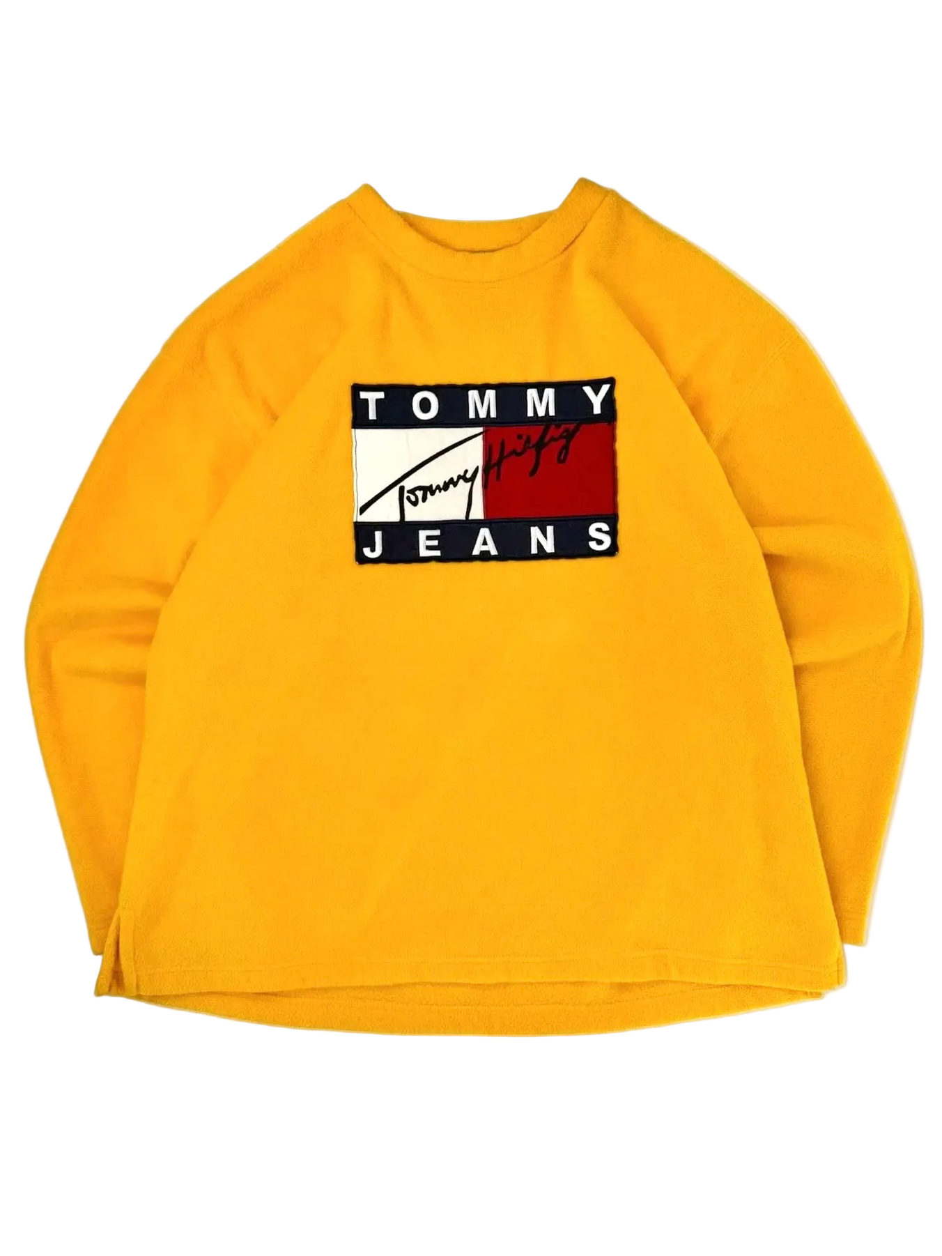 1A-183-CH Yellow Tommy Fleece Crew