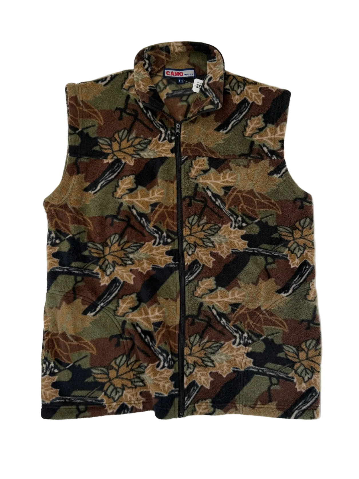 1A-117-CH Camo Fleece Vest