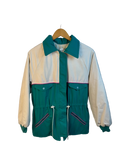 11-226 Green & White 80's Jacket