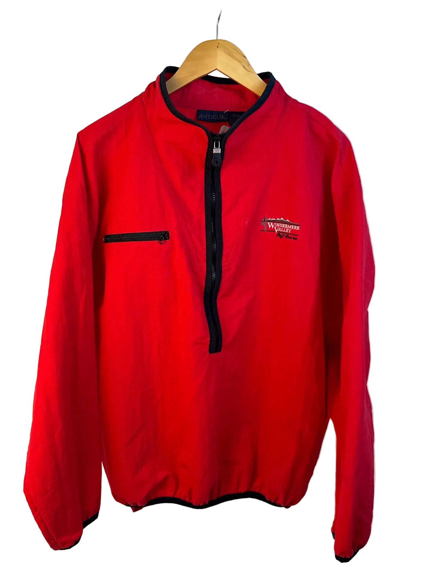 11-617-CH Red WV Golf Windbreaker