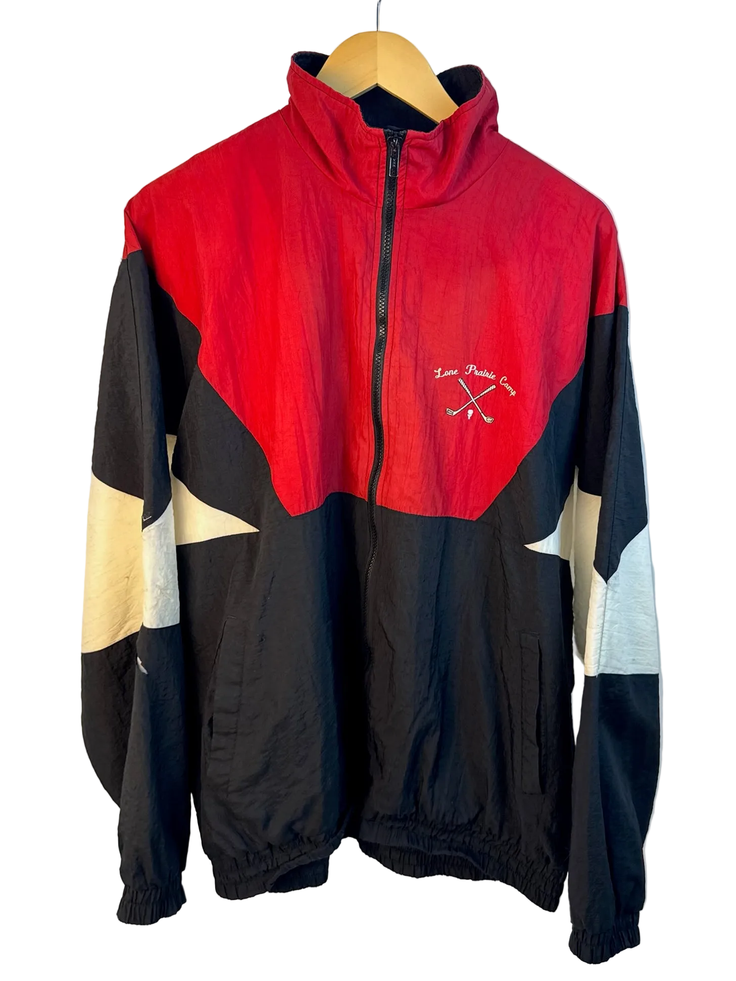 11-627-CH Red Lone Prairie Camp Golf Windbreaker