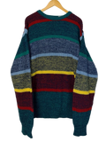 1A-185-CH Multicolour Striped Knit