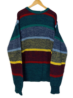 1A-185-CH Multicolour Striped Knit
