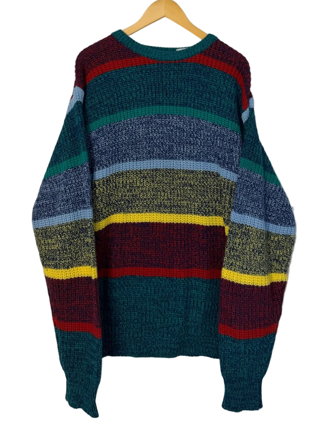 1A-185-CH Multicolour Striped Knit