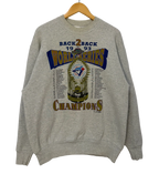 1A-198-CH Blue Jays Back 2 Back Champions Grey Crew