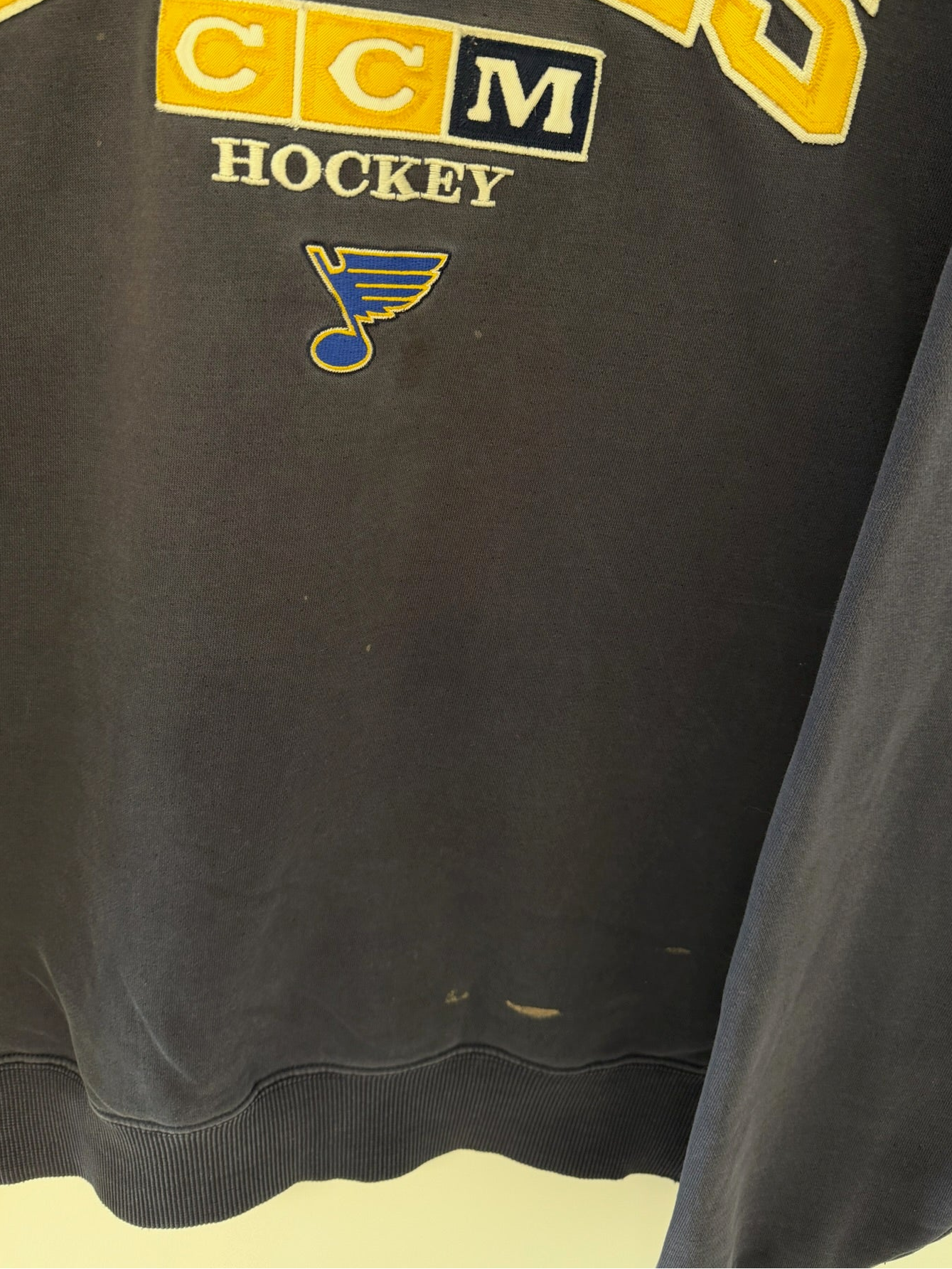 1A-80-CH St. Louis Blues Navy Crewneck