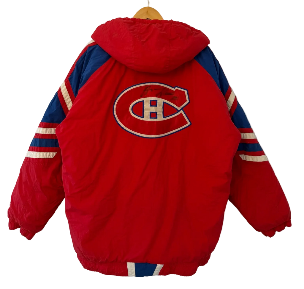1A-208-CH Red & Blue MTL Canadiens Sports Puffer