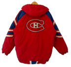 1A-208-CH Red & Blue MTL Canadiens Sports Puffer