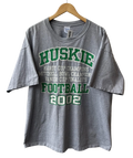 11-767-CH Grey Huskie Football 02' Graphic T-shirt
