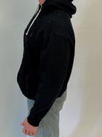 1A-136-CH Navy Polo Zip Up Sweater