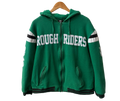 Riders Green Varsity Zip Up