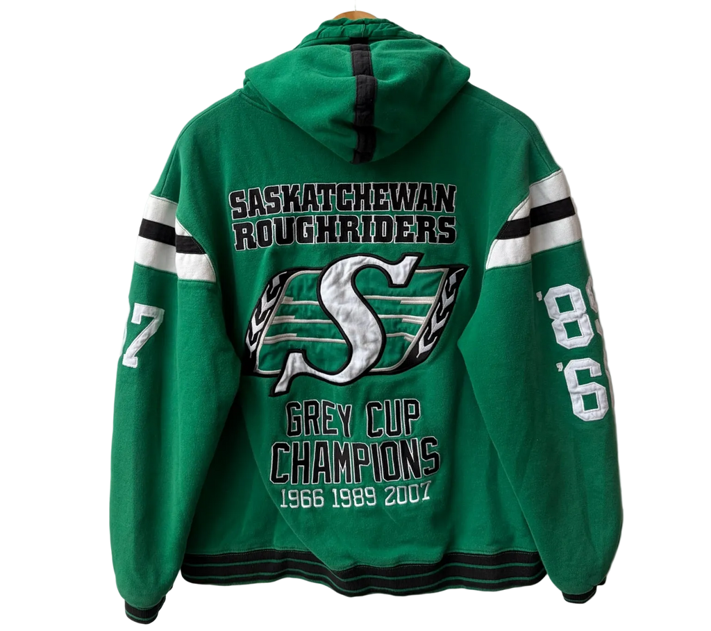 Riders Green Varsity Zip Up