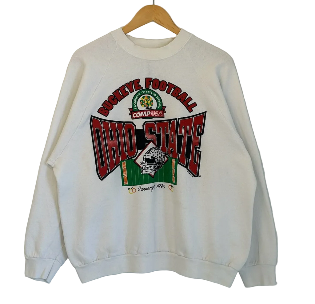 1A-58-CH Ohio State '96 White Crewneck