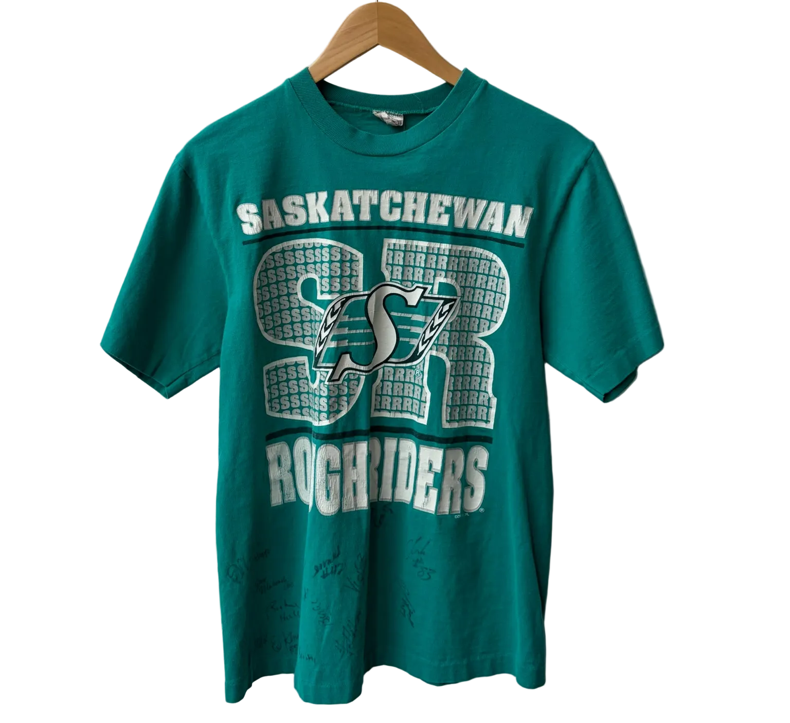 Riders Teal Signed Tee