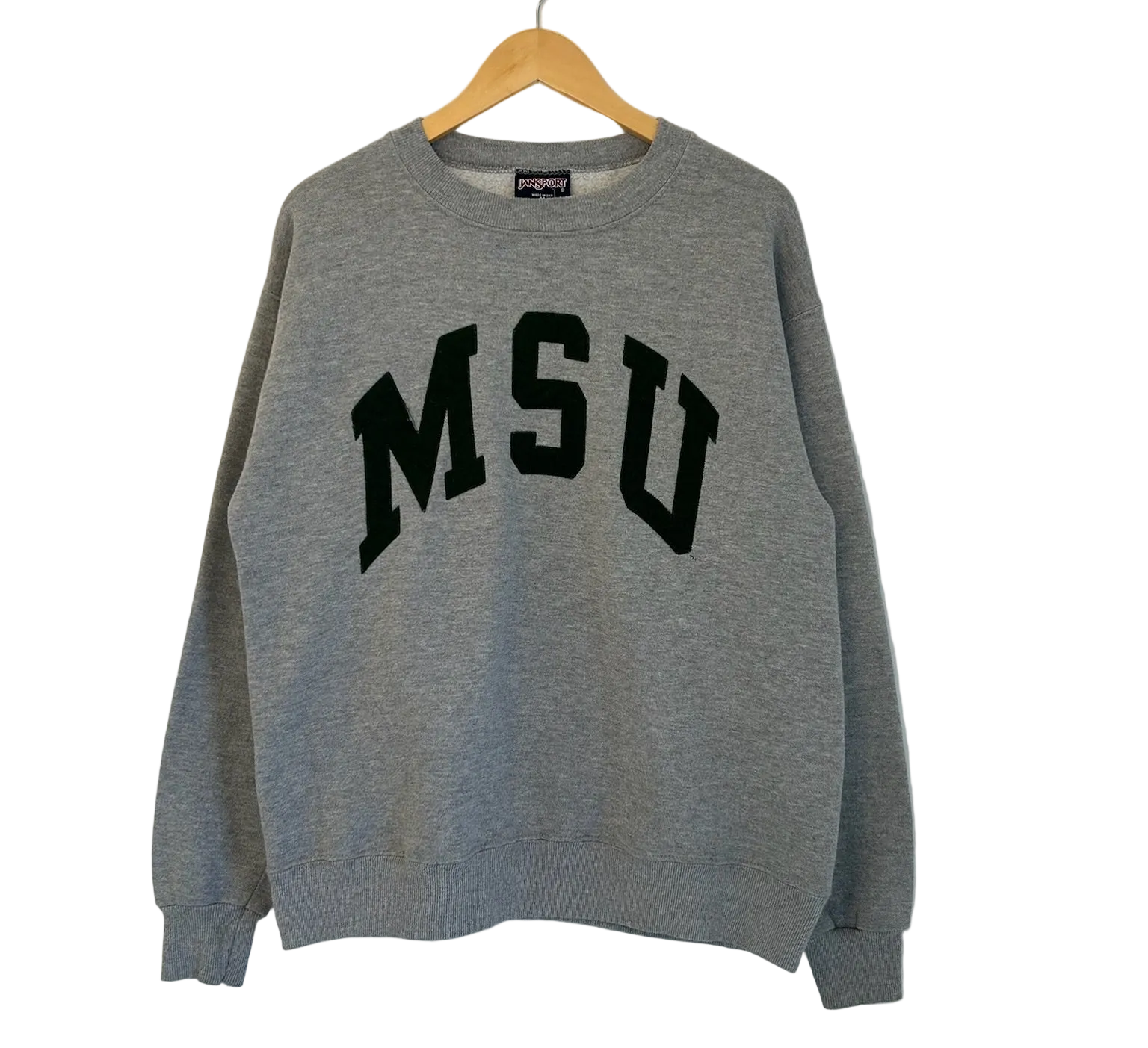 1A-92-CH Grey MSU Crewneck