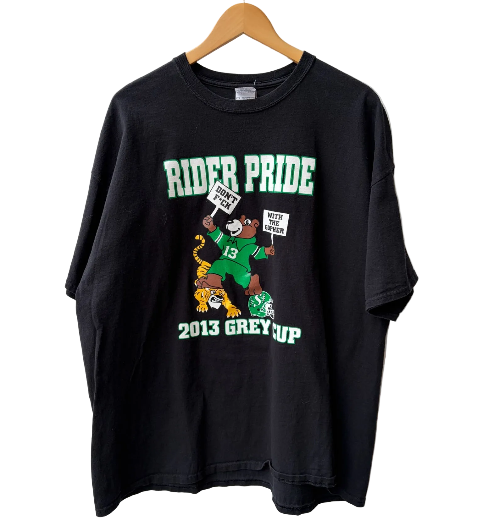 Riders Black Gopher Tee