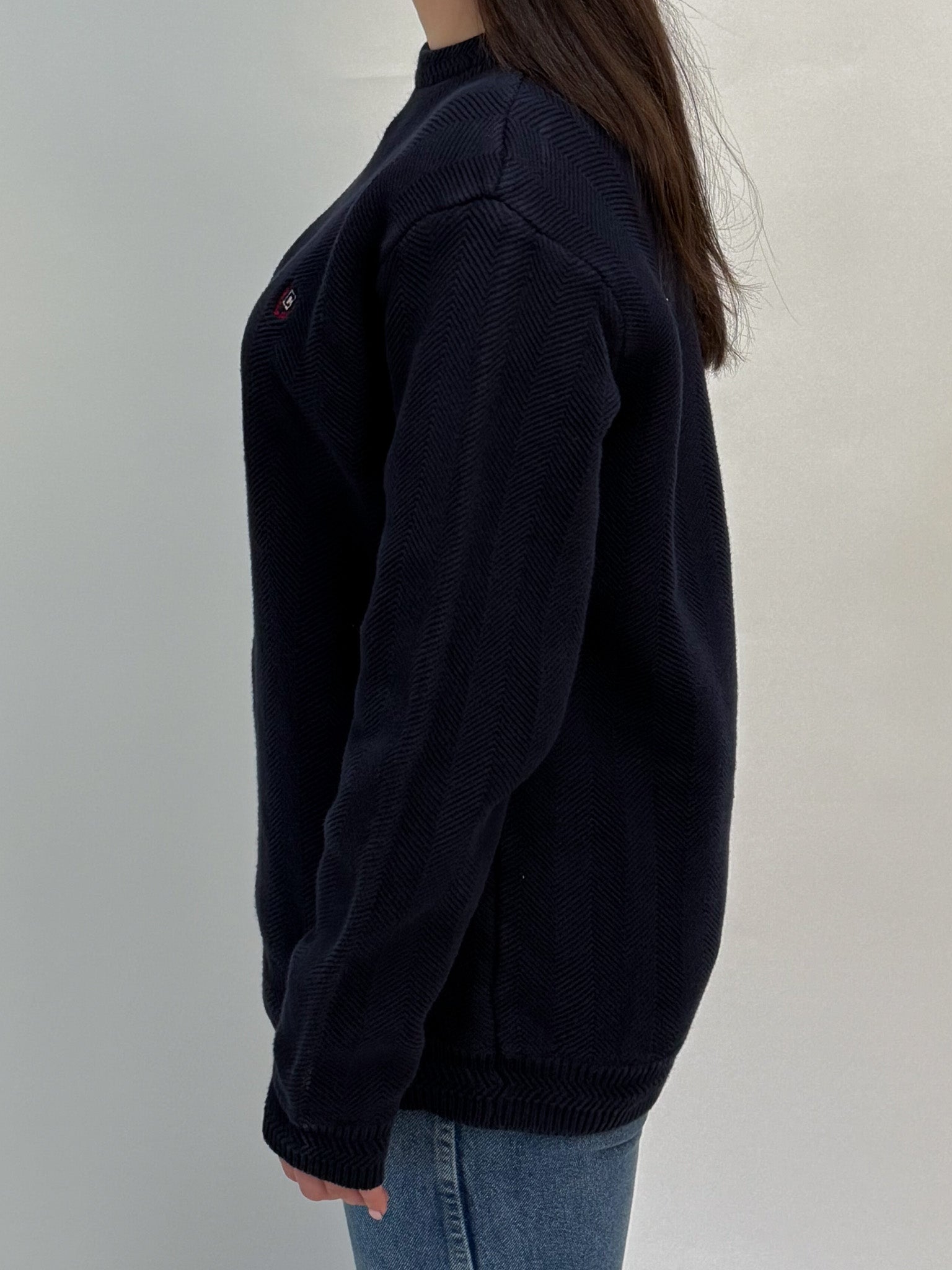 1A-106-CH Navy Chaps Sweater