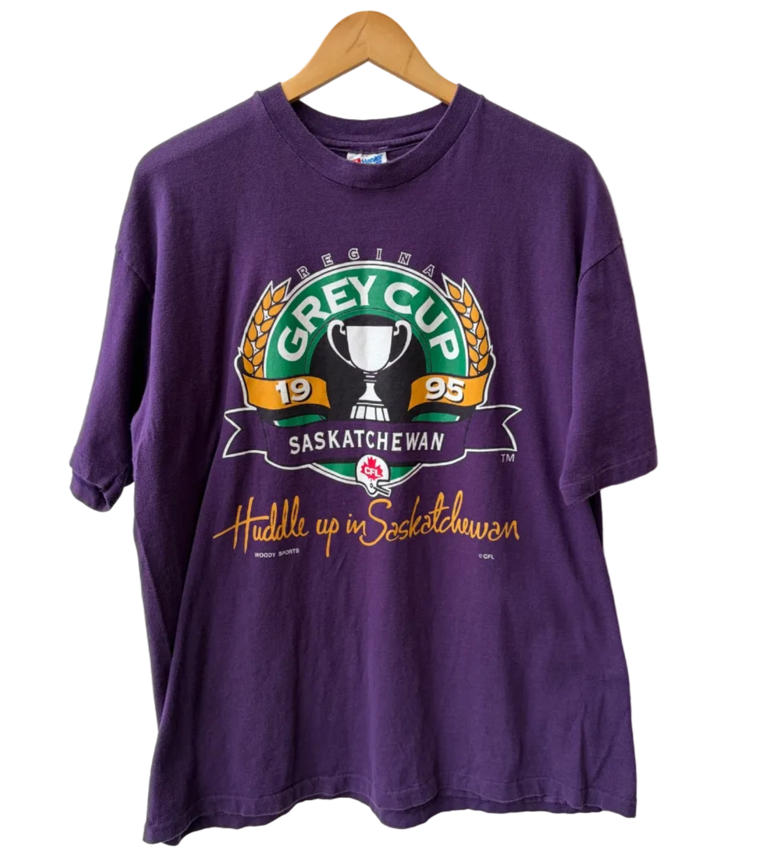 Riders Purple '95 Huddle Up Tee