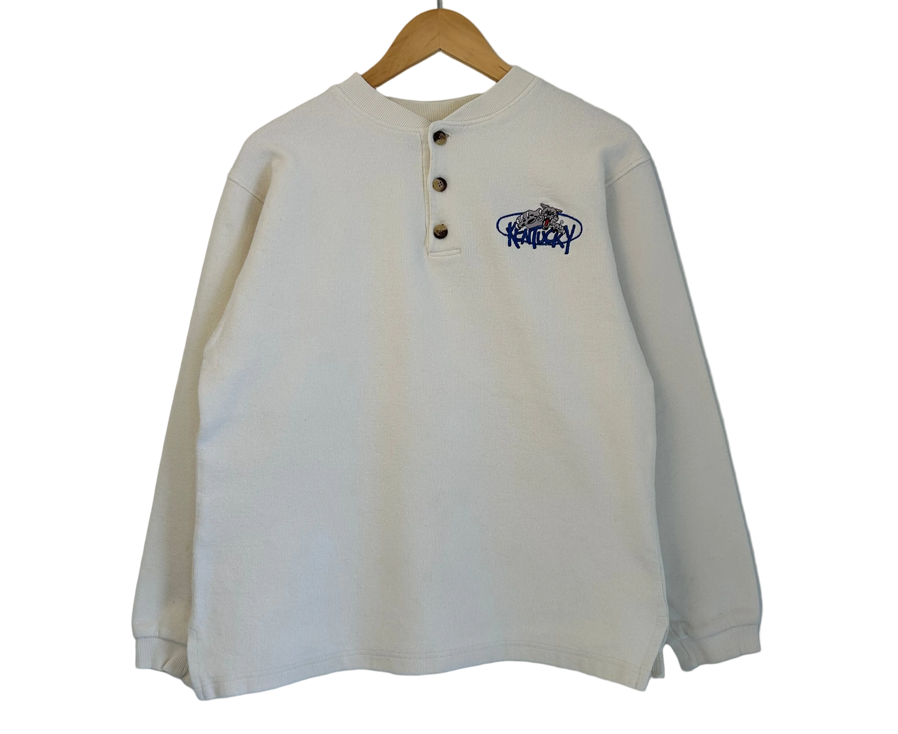 1A-55-CH White Kentucky Heavyweight Longsleeve