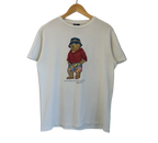 1A-191-CH Dad On Vacation RL Polo Bear White Tee
