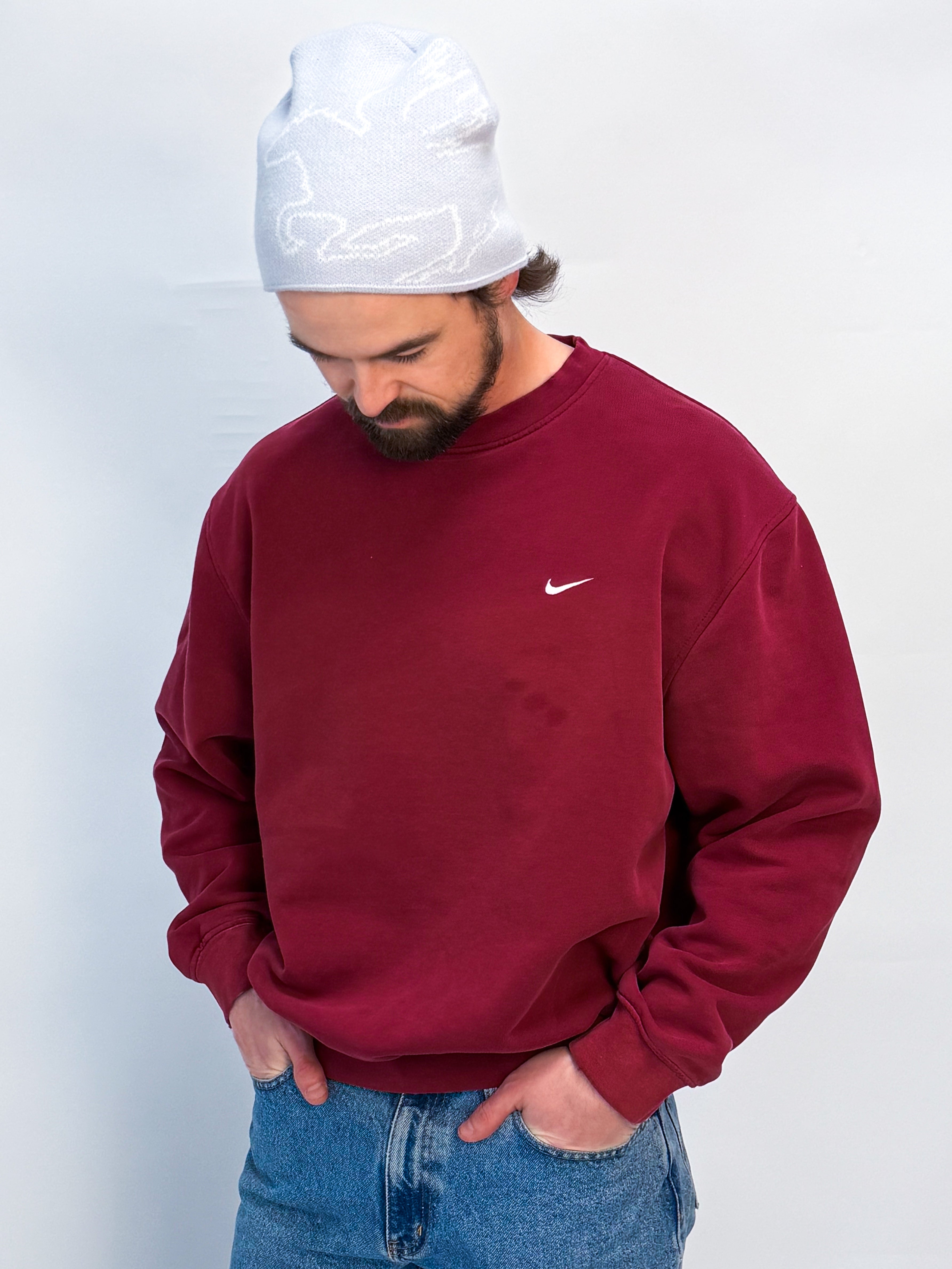 1A-70-CH Maroon Nike Crewneck