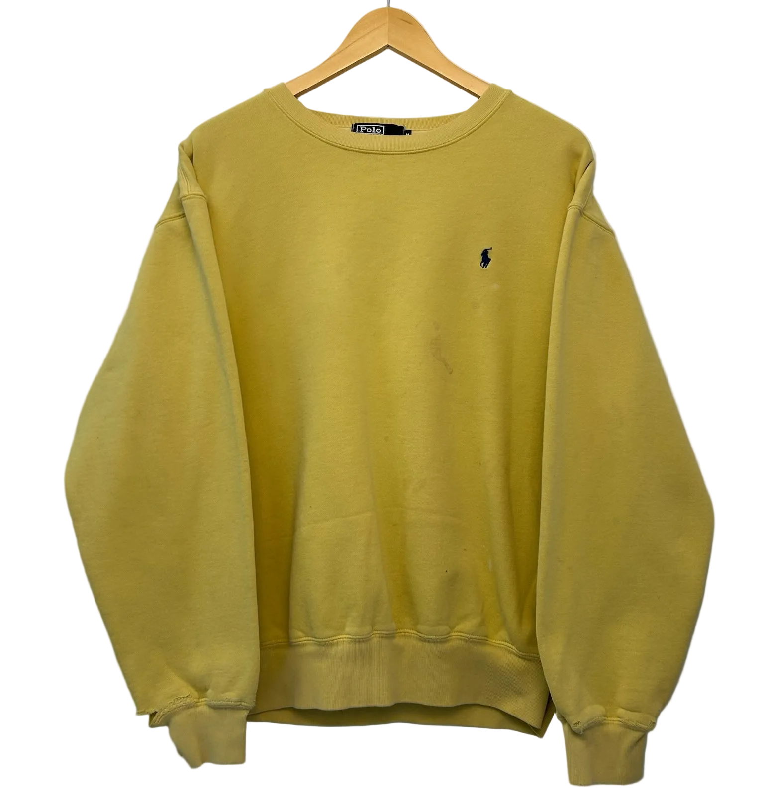 1A-74-CH Yellow Polo Crewneck