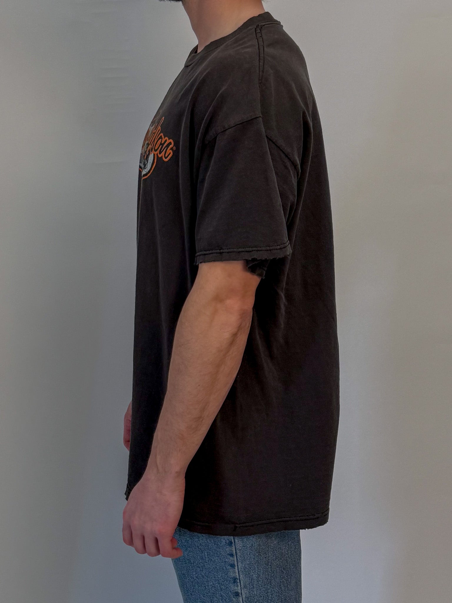 1A-37-CH Brown Genuine Harley Tee