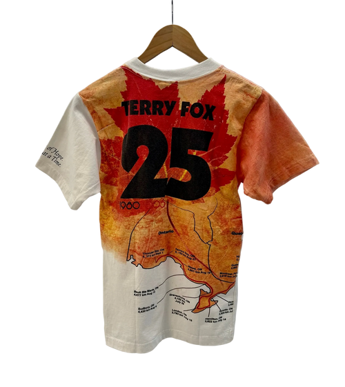 11-568-CH White Terry Fox Graphic T