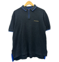1A-133-CH Navy Quarter Zip Polo Sport T shirt