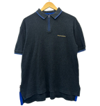 1A-133-CH Navy Quarter Zip Polo Sport T shirt