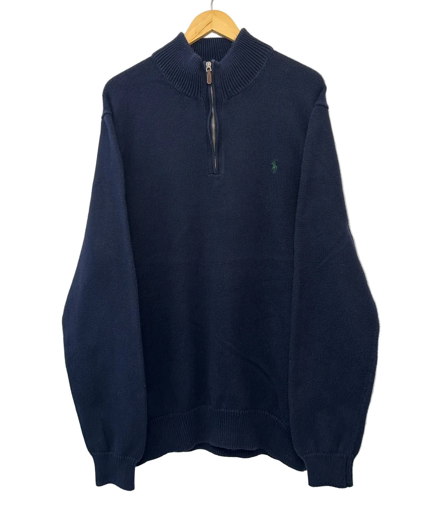 1A-107-CH Navy Polo Quarter Zip